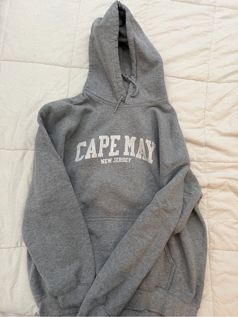 Gildan Gray Hoodie Cape May New Jersey